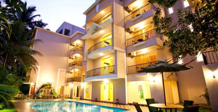 Treehouse Blue Hotel & Serviced Apartments Majorda Eksteriør billede